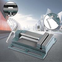 Hochwertiger 100mm Präzisions Maschinenschraubstock für Bohrmaschine und Fräsmaschine - Schwerer Gusseisenkörper für hohe Härtedefinition und -haltbarkeit, Präzision verbessert durch fein verarbeitete Oberfläche