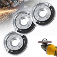 Schnellspannmutter für Winkelschleifer M14, 3 Stück, Hebel, Spannmutter für alle Winkelschleifer, Winkelschleifer Schnellspannmutter, Angle Grinder Flange Nut, Schleifscheibenwechsel ohne Werkzeug