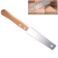 30.5 cm kleine Holz Handsäge, Japansäge für Holzbearbeitung mit rutschfester Holzgriff und flexible Klinge Doppelkante