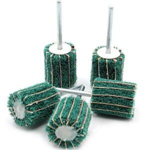 Set aus 5 Schleifbändern für effizientes und präzises Schleifen und Polieren von Stahl, Edelstahl, Aluminium, Holz oder Kunststoff mit Vlies in der Körnung 240.