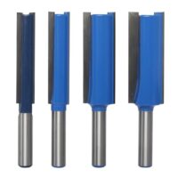 Hartmetall-Fräser für Holzeinsätze, 10mm, 12mm, 18mm und 20mm Durchmesser, für Schablonenschnittarbeiten und DIY-Projekte geeignet