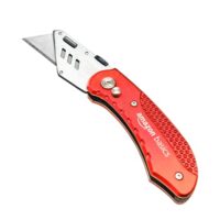 Robustes Universalmesser mit Aluminiumgehäuse, ideal für allgemeine Schneidaufgaben wie Kartons, Seil, Teppich und Kunststoff