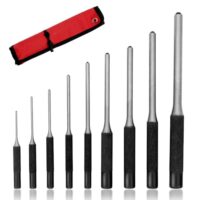 Professionelles Splinttreiber Set aus 40CR-V-Stahl mit Aufbewahrungstasche für Holzarbeiten, Kunststoffbearbeitung und Schmuckherstellung