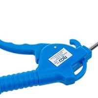Druckluft-Ausblaspistole BGS 3208 mit 100 mm Durchmesser, blauer Nylon-Fiberglas-Griff und Messinganschluss 6,3 mm (1/4") für Heimwerker und Profis in der Hausreparatur