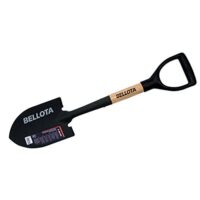 Kleine Mehrzweckschaufel mit Ringgriff, ideal für Camping, Garten und Schnee, 150 x 680 mm