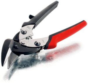 Bessey Tijer chapa D15AL 180mm - Werkzeug für gerade und Figurenschnitte, ergonomischer Griff, rechts- oder linksschneidend