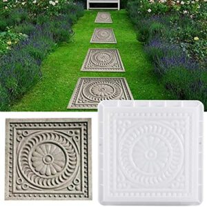 Betonform für Gehwege, Pflaster und Trittsteine - Gartenpflaster, Rasenpflaster, Auffahrt, Walkway, Betonpflaster