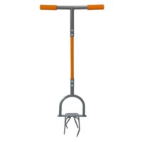 PROFI-PARTNER Kraftsparende Bodenfräse 2-in-1, Gartenkralle und Klingen-Wechselkopf für Beet, Unkraut und harte Erde, sichere und komfortable Arbeit