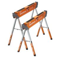 Tischsägebock Pair Bora Portamate Speedhorse XT, Metallplatte für 2 x 4, Heavy Duty Pro Tischsägebock für Bauunternehmer und Tischler