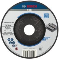 Bosch 1x PRO Metal Longlife Schleifscheibe für kleine Winkelschleifer und 22,23‑mm-Bohrung (für Stahl, Ø 125 mm, Professional Zubehör Kleiner Winkelschleifer)