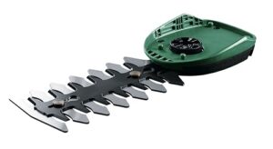 Bosch ISIO Multi-Click Strauchscherenmesser 12 cm mit einfachem Bedienungssystem und Möglichkeit zum Wechseln zwischen verschiedenen Schneidarbeiten