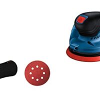 Bosch Professional 12V System Akku Exzenterschleifer GEX 12V-125 mit Schleifteller, Schleifpapier und Staubbeutel