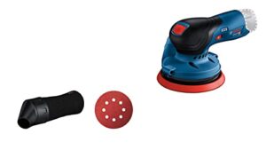 Bosch Professional 12V System Akku Exzenterschleifer GEX 12V-125 mit Schleifteller, Schleifpapier und Staubbeutel