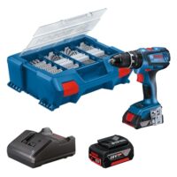Professioneller 18V Akku Schlagbohrschrauber von Bosch Professional mit hoher Torque-Leistung und LED-Licht, ideal für Heimwerker und professionelle Anwendungen.