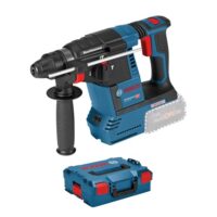 Bosch Professional 18V System Akku Bohrhammer GBH 18V-26, Lithium-Ionen-Batterie, Schlagenergie 2,6 Joule, Beton, Stahl und Holz bearbeiten, L-BOXX 136