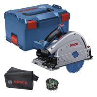 Bosch Professional BITURBO Akku Tauchkreissäge GKT 18V-52 GC, voreinstellbare Drehzahlstufen, Connectivity-Modul, ohne Akkus und Ladegerät, in L-Boxx 238