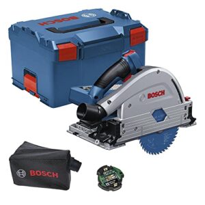 Bosch Professional BITURBO Akku Tauchkreissäge GKT 18V-52 GC, voreinstellbare Drehzahlstufen, Connectivity-Modul, ohne Akkus und Ladegerät, in L-Boxx 238