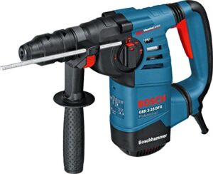 Professioneller Bohrhammer von Bosch mit hoher Leistung und niedrigsten Vibrationswerten, inklusive Maschinentuch, Schnellwechselbohrfutter 13mm, Wechselfutter SDS plus, Zusatzhandgriff, Fetttube und Handwerkoffer