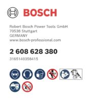 Bosch Professional Nutfräser für Holz, Ø 8 mm, Arbeitslänge 19,6 mm, Zubehör Handfräse
