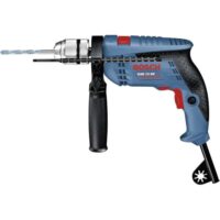 Bosch Professional Schlagbohrmaschine GSB 13 RE mit 600 Watt Leistung, Tiefenanschlag 210mm und Schnellspannbohrfutter 13mm für Heimwerker und Profis