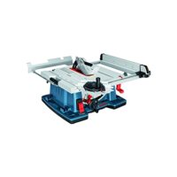 Tischkreissäge Bosch Professional GTS 10 XC mit 2100-Watt-Motor und konstanter Drehzahl. Eignet sich für das Zuschneiden von Plattenmaterialien, Längsschnitte und verdeckte Schnitte in Holz sowie in Holzverbundwerkstoffen.
