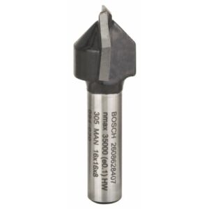 V-Nutfräser 8 mm von Bosch Professional Zubehör, mit hoher Leistungsfähigkeit und Langlebigkeit