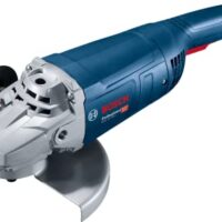 Bosch Professional Winkelschleifer GWS 22-230 J mit Zweilochschlüssel, Aufnahmeflansch und Spannmutter - Leistung 2.200 Watt