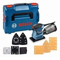 Bosch Professional Schwingschleifer GSS 160-1 A Multi mit Leistung von 180 Watt und Schwingkreisdurchmesser von 1,6 mm für effiziente Bearbeitung von Materialien