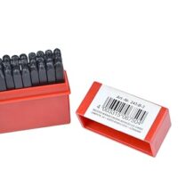 Brüder Mannesmann Schlagbuchstabensatz, 3 mm für Stahl und Eisen, hochwertiges Werkzeug für Heimwerker und Handwerker, lateinischer Alphabet und besondere Zeichen