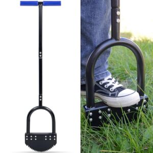 CKLT 104 cm Kantenstecher Rasenkantenschneider mit Federstahlklinge und Gummigriff für Gartenpflege