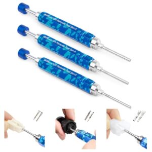 JRready ST5263 Rohrtyp Auswerfer Stab Kontakt Extraktion Werkzeug Set für AMP 4.2/6.35/2.13/CPC Serie Pin und Buchse Steckverbinder, Einsteckwerkzeuge, 3PCS