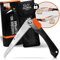 Professionelle Klapp- und Handsäge für Outdoor-Ausrüstung mit ultra-hartem SK5 Karbonstahl und Sicherheitsverschluss