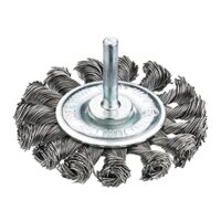 Effektive Metallbürste mit chromfarbigen Schaft und Stahldraht für das Entfernen von Farbe, Rost und Verkrustungen