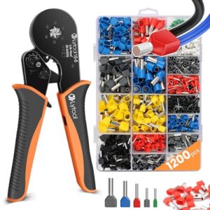 Crimpzange Set Lytool Aderendhülsenzange Crimp Zange Sechskant Presszange für Isolierte Unisolierte Crimpverbinder