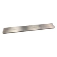 DEWEPRO H-Profil Aluminium Kartätsche mit Dreieckzahnung, Setzlatte 150cm für Wand- und Bodenputzen