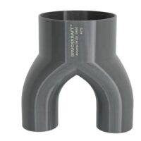 2-Wege Abzweig Rohr DN100 - DN50, Y-Verteiler, Absauganlage, Rohrverbinder, Schlauchverbinder, Zentralstaubsauger und Industrie