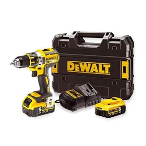 Dewalt 18 Volt 2-Gang Akku Bohrschrauber DCD791P2 mit bürstenlosem Motor und Vollmetallgetriebe, ideal für Heimwerker und Handwerker