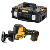 Dewalt 18 Volt Akku Kompakt-Säbelsäge DCS369NT - Bürstenloser Motor, elektronische Hubzahlregulierung, Werkzeugloser Blattwechsel, mit LED-Licht, inkl. TSTAK-Box II