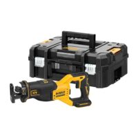 Dewalt 18V XR Akku-Säbelsäge DCS382NT, bürstenloser Motor, kompakt, max. Schnittleistung 300mm, hohe Schnittgeschwindigkeit, mit LED-Licht, inkl. TSTAK Box, Lieferung ohne Akku & Ladegerät