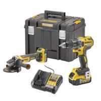 Dewalt DCK2020P2T-QW Akku-Werkzeugset mit Bohrer und Kreissäge