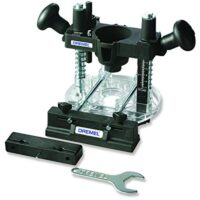 Dremel 335-01 Drehwerkzeug Tauchfräsenaufsatz, kompakt & leicht für leichte Routing-Projekte, perfekt für Holzbearbeitung & Einlegerarbeiten