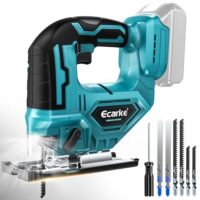 Leistungsstarke kabellose Stichsäge mit einem leistungsstarken batterielosen Motor und Kompatibilität mit Makita 18V Lithium-Ionen-Akkus. Versatile Einsetzbarkeit für verschiedene Materialien.