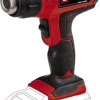Einhell Akku-Heißluftpistole mit zwei Temperaturstufen, ideal für Modellbau und Lackentfernung, ohne Akku und Ladegerät