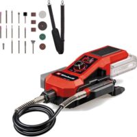 Einhell Akku-Schleif-Gravur-Werkzeug TE-MT 18/34 Li Solo Power X-Change, 18 V, 92 cm Welle mit Gravurstift, Drehzahlregulierung, Zubehörset, ohne Akku