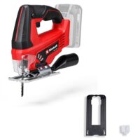 Einhell Akku-Stichsäge TC-JS 18 Li Power X-Change, Li-Ion, 18V, 20 mm Hubhöhe, max. 45° Schrägschnitte, Pendelhubfunktion, werkzeuglose Sägeblattaufnahme, inkl. Sägeblatt