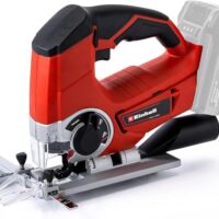Einhell Akku-Stichsäge mit LED-Licht, 4-fach einstellbarer Pendelhub und Schnittlinienanzeige für saubere Schnittergebnisse und gründliche Sauberkeit durch Staubabblasfunktion und Staubsaugeradapter