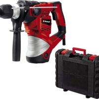 Einhell Bohrhammer TC-RH 1600, 1.600 Watt, 4 Joule, Bohren, Hammerbohren, Meißeln mit und ohne Fixierung, pneumatisches Schlagwerk, SDS-plus-Werkzeugaufnahme, Überlast-Rutschkupplung
