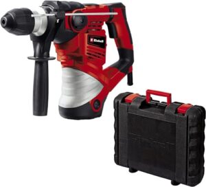 Einhell Bohrhammer TC-RH 1600, 1.600 Watt, 4 Joule, Bohren, Hammerbohren, Meißeln mit und ohne Fixierung, pneumatisches Schlagwerk, SDS-plus-Werkzeugaufnahme, Überlast-Rutschkupplung