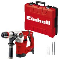 Einhell Bohrhammer TE-RH 32 4F Kit - leistungsstarker Werkzeug für Sanierungs- und Renovierungsarbeiten mit SDS-Plus und Anti-Vibrationsgriff