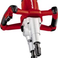 Einhell Farb-Mörtelrührer TE-MX 1600-2 CE Twin, 1.600 W, 2-Gang-Getriebe, gegenläufige Rührer, dynamische Drehzahlregelung, Hex-Rühreraufnahme, inkl. 2 Rührer für Mörtel Ø 120 mm